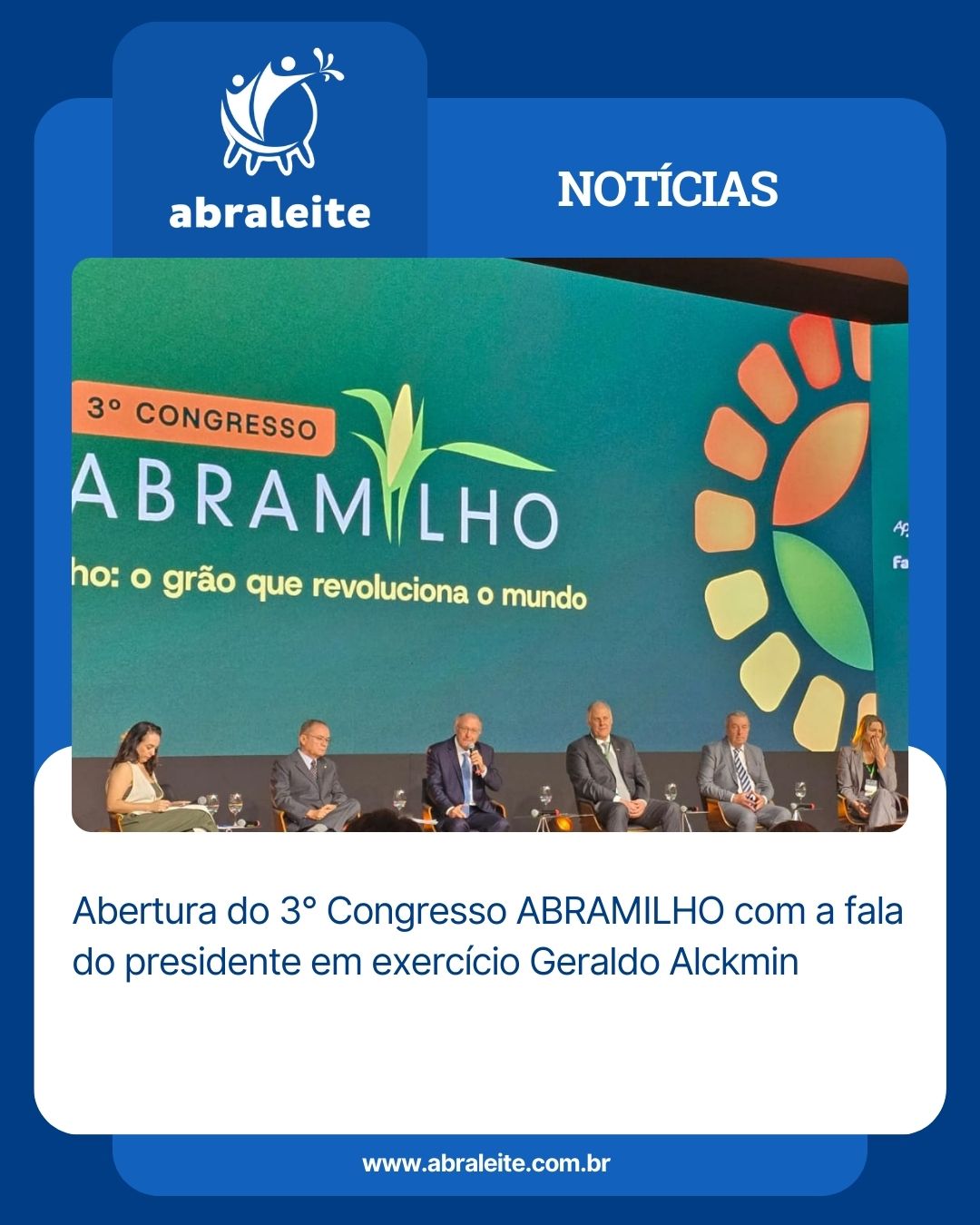 ABRALEITE marca presença no 3º Congresso ABRAMILHO