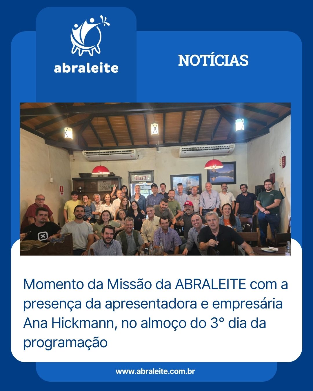 ABRALEITE realiza Missão Técnica/Empresarial em fazendas eficientes, agroindústrias e lojas de agroindústrias no estado de SP