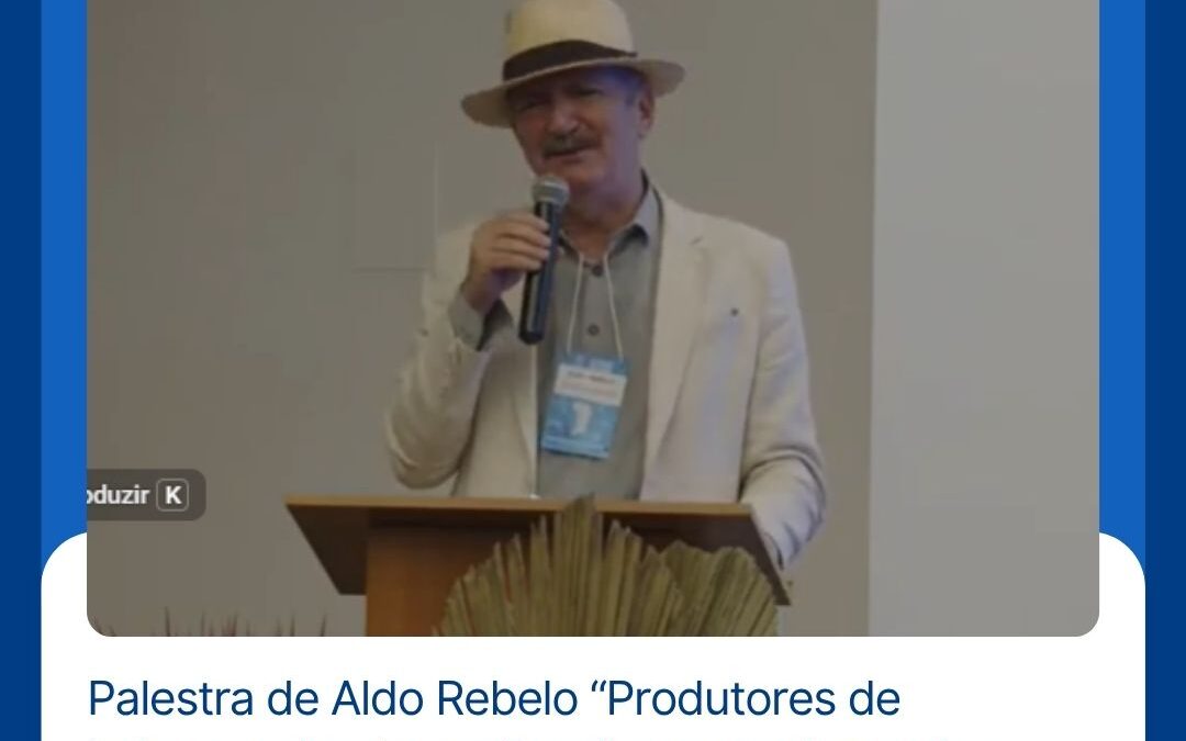 Palestra de Aldo Rebelo “Produtores de Leite: o valor de um Brasil que produz mais e melhor” durante o 3º Fórum Nacional do Leite da ABRALEITE.