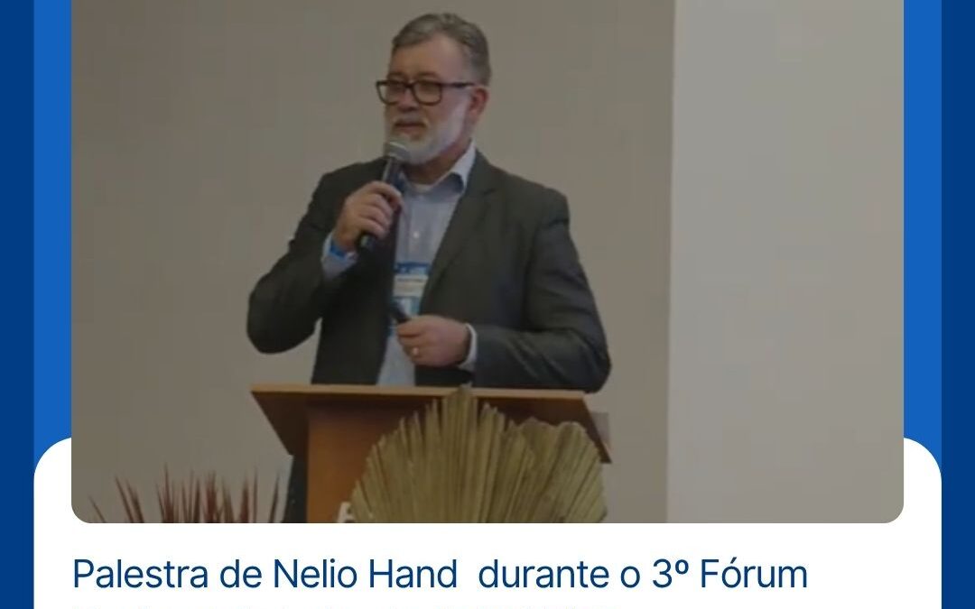 Palestra de Nelio Hand durante o 3º Fórum Nacional do Leite da ABRALEITE